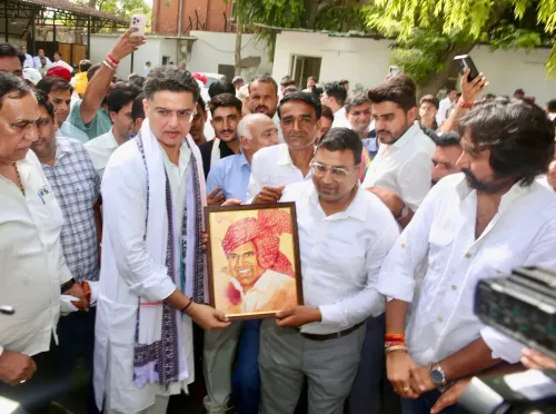Sachin Pilot Meets Congress Workers in Jaipur Before Dausa Visit