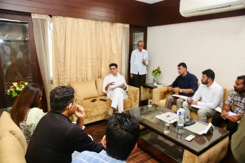 Sachin Pilot Reviews Development Works, Grievances in Tonk