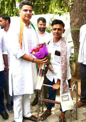 Sachin Pilot Shares Post from Jaipur Home at Civil Lines