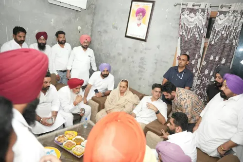 Sachin Pilot Visits Slain Punjab Congress Leader's Family, Hits AAP