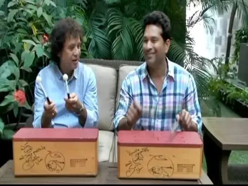 Sachin Tendulkar Reflects on His Moments with Ustad Zakir Hussain