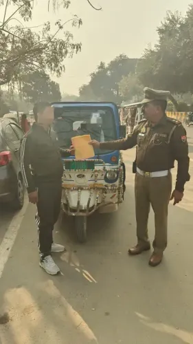 सड़क सुरक्षा माह 2026 के तहत व्यापक अभियान, 7,399 ई-चालान और जागरूकता कार्यक्रम आयोजित
