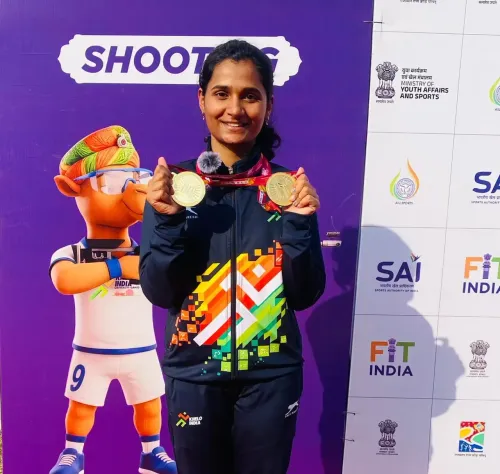 How Did Sakshi Padekar Triumph Over Financial Struggles to Win 10m Air Rifle Gold at KIUG 2025?