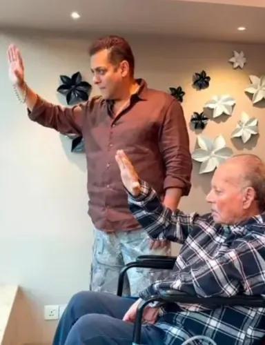 Salman Khan Celebrates Eid with Father Salim Khan After Hospital Release