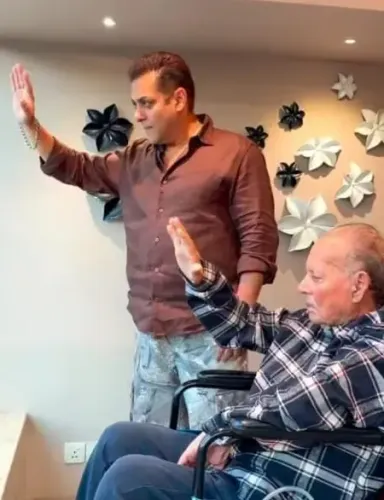 Salman Khan Celebrates Eid with Father Salim Khan After Hospital Release