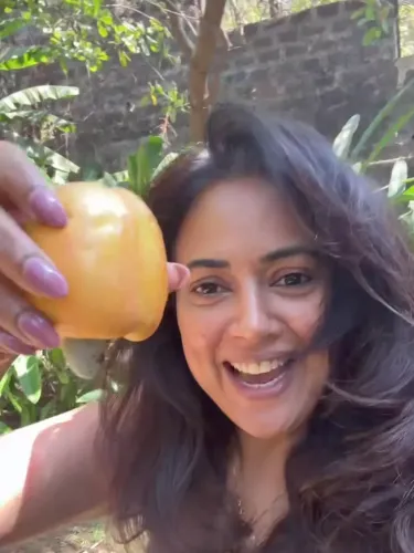 Is Sameera Reddy Excited About the Start of Cashew Season?