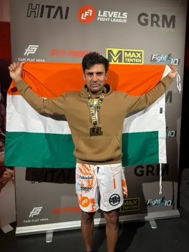 Sangram Singh Achieves Historic MMA Hat-Trick in Argentina