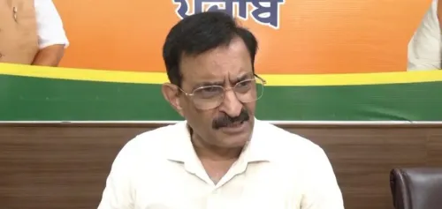 संगरूर BJP कार्यालय पर पेट्रोल बम हमला: अनिल सरीन बोले — पंजाब में कानून-व्यवस्था ध्वस्त, कोई सुरक्षित नहीं