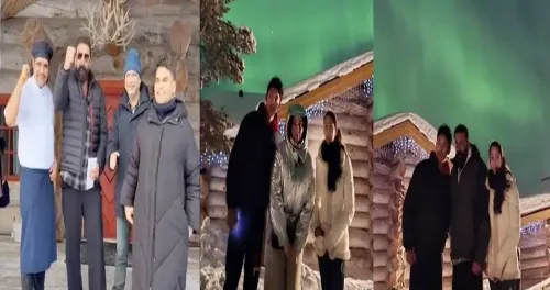 Sanjay Dutt Unveils Stunning Aurora Borealis Photos