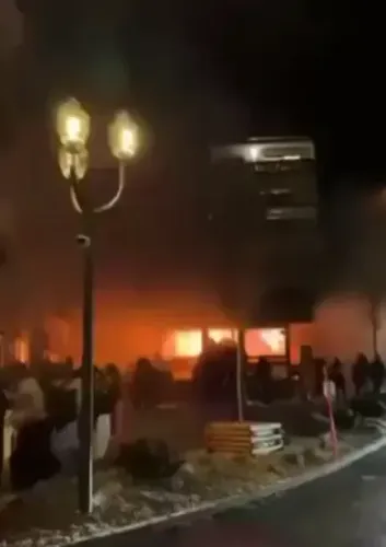 What Happened at the Swiss Ski Resort During New Year Celebrations?