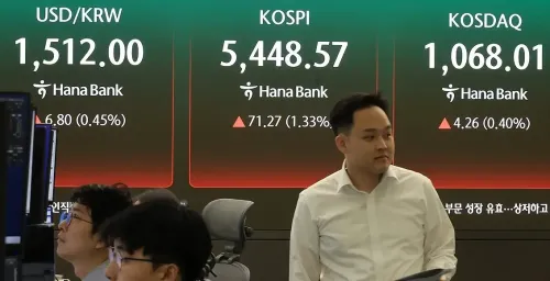 KOSPI hits record 6,782 as Trump moves to free Hormuz ships, Iran talks advance