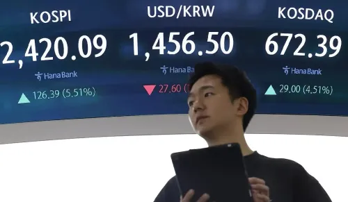 Seoul Stocks Surge on US Tariff Suspension; Won Rises