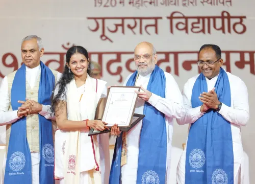 Amit Shah at Gujarat Vidyapith: Set goals for society, not yourself