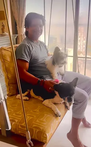 Shaan shares cosy moment with pet dogs, calls them his 'dopamine'