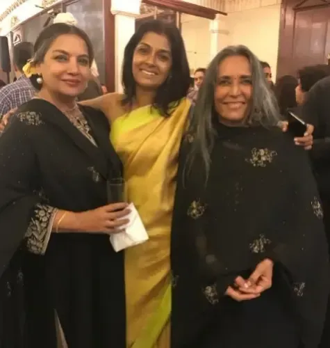 शबाना आजमी और दीपा मेहता की 'ट्विनिंग' वायरल, नंदिता दास बनीं 'येलो कलर पॉप'