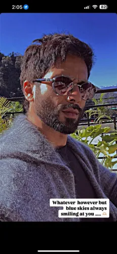 Shahid Kapoor Displays Rugged Charm in Sunlit Snap