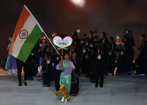 एशियन गेम्स 2026 नागोया: मिजुहो स्टेडियम में भव्य उद्घाटन, मनु भाकर-पवन सहरावत ने थामा तिरंगा