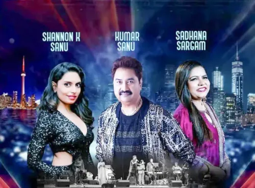 Will Shannon K Light Up the Stage with Kumar Sanu and Sadhana Sargam on the USA-Canada Tour?