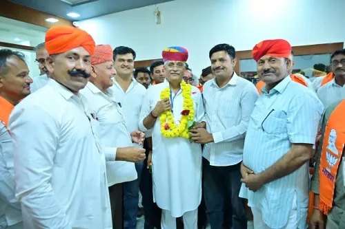 Shekhawat addresses BJP training camp in Phalodi