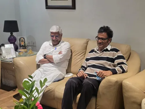 Shekhawat Calls on Senior BJP Leader Rajendra Rathore in Jaipur