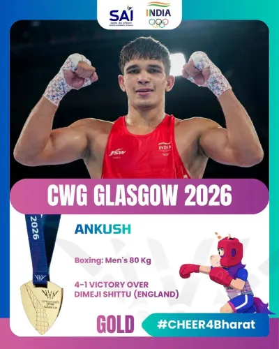 Shekhawat hails Ankush Panghal's CWG 2026 boxing gold