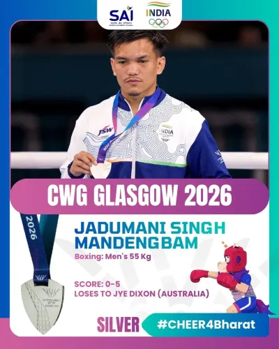 Shekhawat Hails Jadumani's Silver at CWG 2026 Boxing