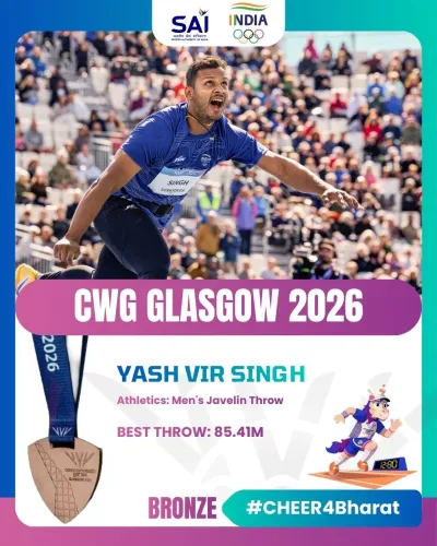 Shekhawat Hails Neeraj, Yashveer's CWG 2026 Javelin Podium