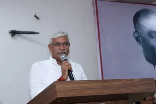 Shekhawat Honours Shyama Prasad Mukherjee at Bharatpur