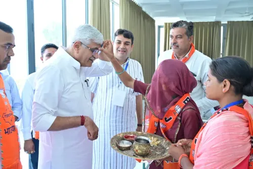 Shekhawat joins BJP cadre training camp in Pali on Modi's 12th year