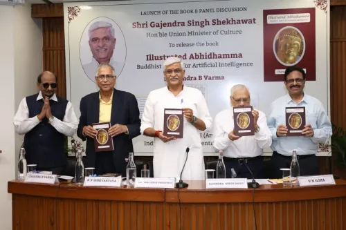 Shekhawat launches Buddhist-AI book at IGNCA, New Delhi