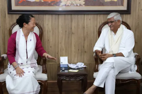 Shekhawat Meets NITI Aayog Member Dr. Joram Aniya in Delhi