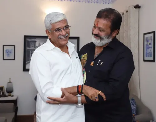 Shekhawat Wishes BJP Colleague Suresh Gopi on Birthday