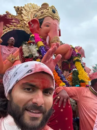 Did Shikhar Pahariya Bid an Emotional Farewell to Lalbaugcha Raja?