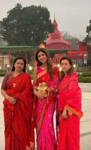 Shilpa Shetty's Spiritual Sojourn at Tripurasundari Shaktipeeth: A Glimpse into Her Divine Temple Visit