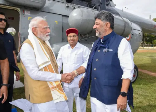Shivakumar urges PM Modi: 'Help Karnataka, save Karnataka' at Mysuru event