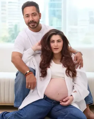 Shivaleeka Oberoi Playfully Declares Pregnancy a 'Co-Production' with Abhishek Pathak Amidst 'Drishyam 3' Shoot