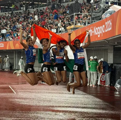 Shivraj Hails India's Women's 4x400m Gold at Asian Games 2026