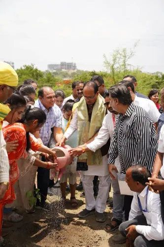 Shivraj plants sapling at Bhopal Smart City Park, launches 'Shiv Vriksh Mitra'