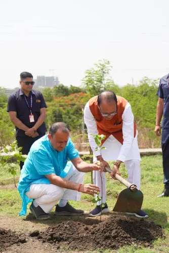 Shivraj plants sapling at Bhopal Smart City Park, urges 'Shiv Vriksh Mitra' drive