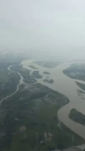 Shivraj, Rijiju conduct aerial survey of flood-hit Arunachal