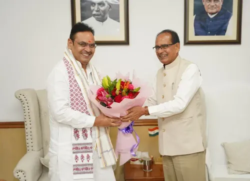 Shivraj Singh Chouhan Meets Rajasthan CM on Rural Development Push
