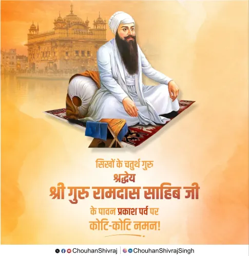 Shivraj Singh Chouhan pays tribute to Guru Ram Das on Prakash Parv