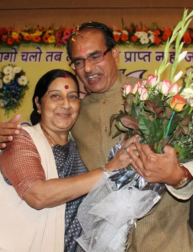 Shivraj Singh Chouhan pays tribute to Sushma Swaraj on her death anniversary