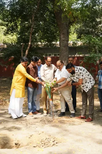 Shivraj Singh Chouhan Plants Sapling in Delhi, Urges Citizens to Join Daily Drive