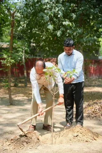 Shivraj Singh Chouhan Plants Sapling in Delhi, Urges Public to Join