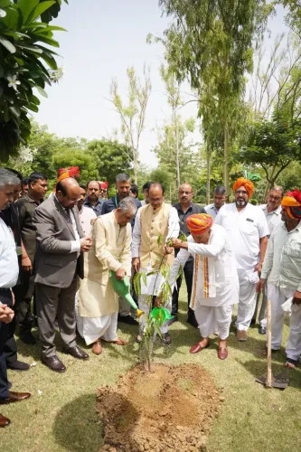 Shivraj Singh Chouhan Plants Saplings at ICAR's 98th Foundation Day