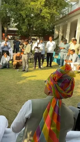 Shivraj Singh Chouhan Visits Tarawadi for Khet Bachao Abhiyan