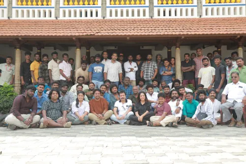 Is the shooting for M S Bhaskar's 'Grandfather' officially completed?