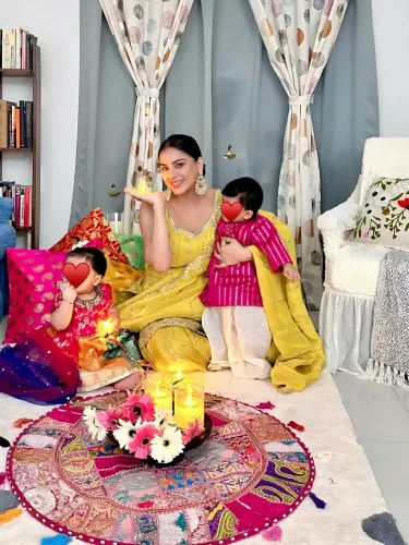 How Did Shraddha Arya Celebrate Her Twins’ Milestone?