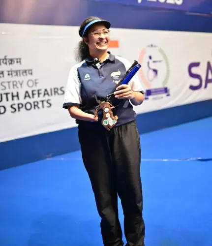 Shrishti Arora wins bronze in women's 10m air pistol at Asian Para Games 2026